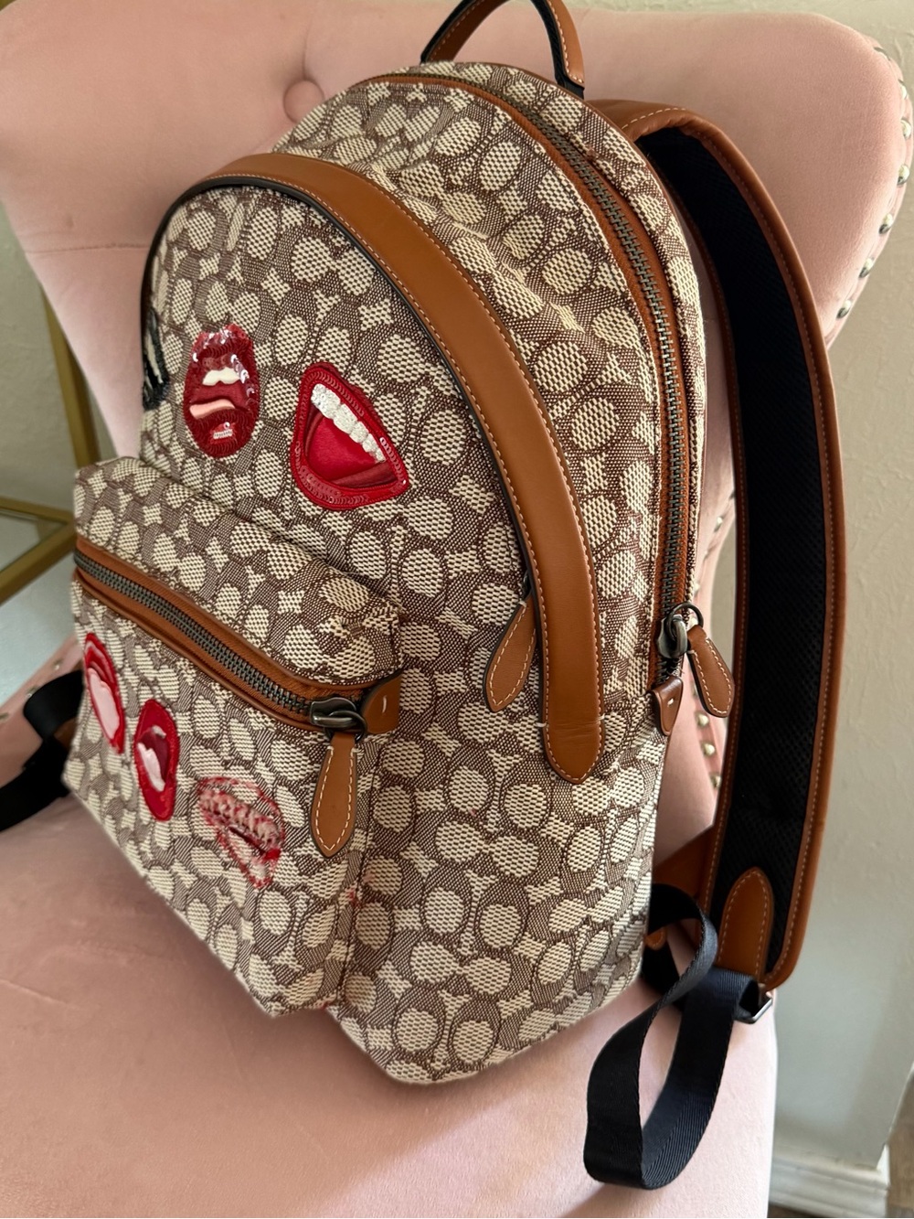 Rare Limited Edition Coach x Tom Wesselmann Pop Art Charter Backpack - Picture 7 of 11